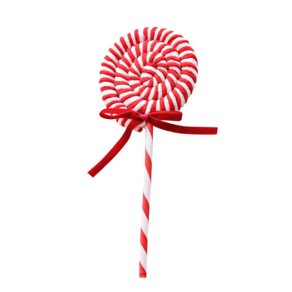 Candy Christmas Ornaments, Red and White Candy Cane Christmas Pendants Lollipop Hanging Ornaments for Xmas Tree Party Decoration