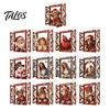 Decorative Accents Funny Pet Window Ornament for Christmas, Festive Table Office Holiday Decoration Decor Home Living Room Display