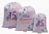 Darling Souvenir Purple Floral Quinceanera Party Supplies Drawstring Pouches Favor Bags 15