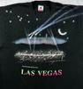 Vintage 90s LAS VEGAS NEVADA SKYLINE T-Shirt LARGE Single Stitch Moon