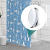 12-Pieces/lot Reliable Magnetic Curtain Holders Waterproof Curtain Magnet Shower Drapery Counterweights for Bathroom