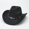 Cowboy Hat With Chain And Starry Sky Compass For Western Style Men And Women