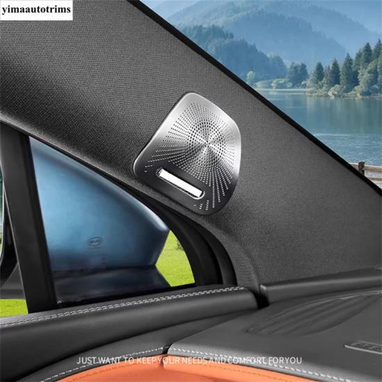 Front Triangle Pillar A Speaker Audio Loudspeaker Sound Frame Cover Trim Accessories For BYD Sealion 7 Sea lion 07 EV 2024 2025