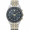 Dvoubarevné pánské hodinky z nerezové oceli AR6088 s chronografem