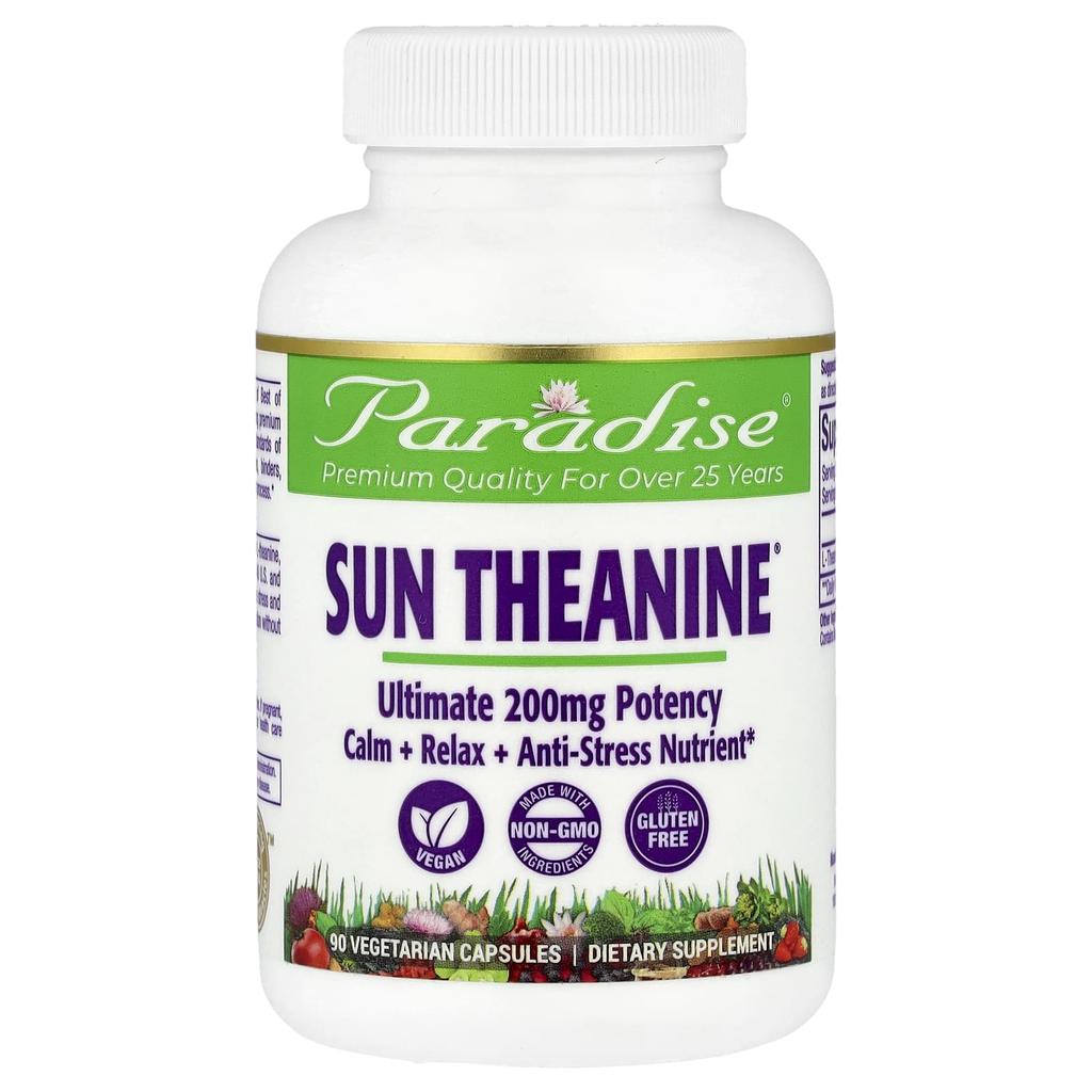 Sun Theanine®, 200Mg, 90 Veggie Caps
