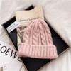 Multi-colored Gentle and Cute Hat Wool Hat Knitted Hat Twist Warm Autumn and Winter Versatile Cold Hat Sweet