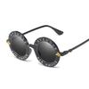 New Round Sunglasses Women Cool Brand Designer Colorful Sun Glasses Female Plastic Frame Outdoor Mirror Eyewear