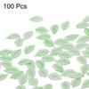 CoCud Mini Resin Flowers, 0.18" Diameter, Miniature Small Floral Decorations for Dollhouses, Green (Uses: Nail Art, Fairy Garden, Dollhouse, DIY