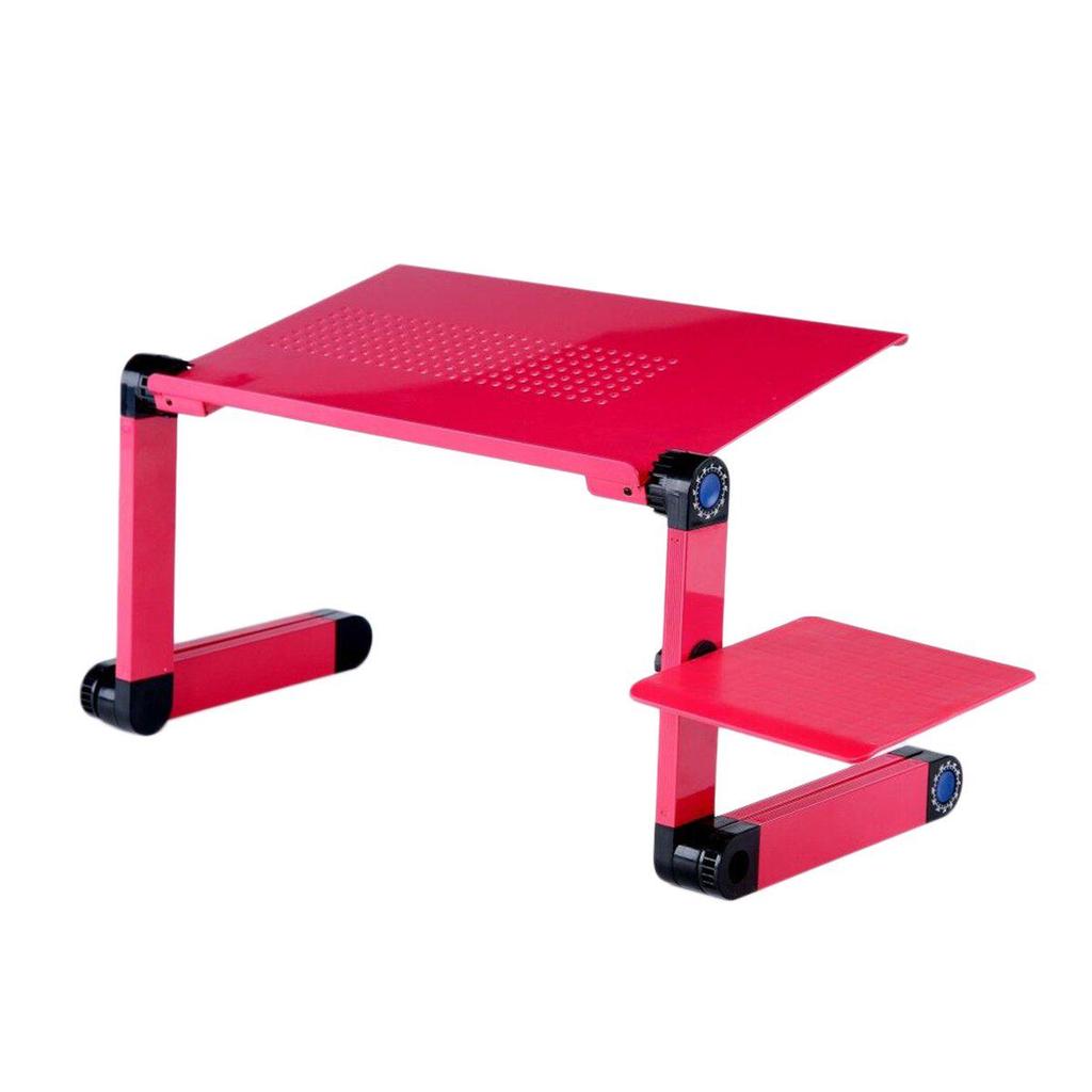 Computer Desk Zionx Foldable Aluminum Alloy Laptop Notebook Desk Stand Mouse Plate Pro