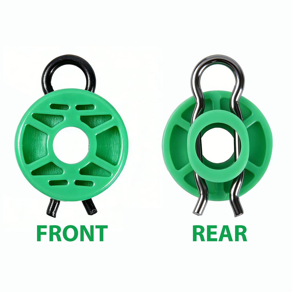 4Pcs Front Green Power Window Regulator Guide Roller Clip For Volvo 850 1993 - 1997 S70 V70 1998 - 2000 Automotive Goods 4493433