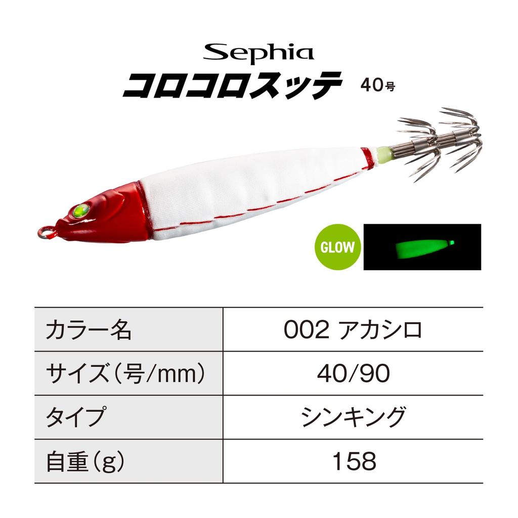 SHIMANO Sephia Corocoro Red and White Steal, No. 40, QS-C40Y 002,