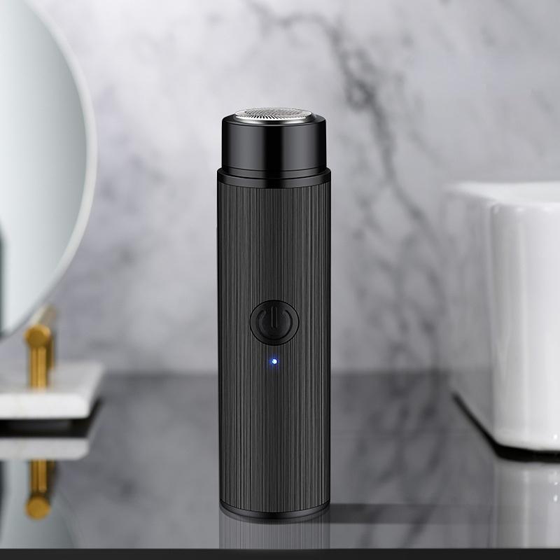 

Мини-электробритва для мужчин, портативная, автомобильная, дорожная, перезаряжаемая, бритва для профессионального удаления волос, ухода за лицом и телом чёрный