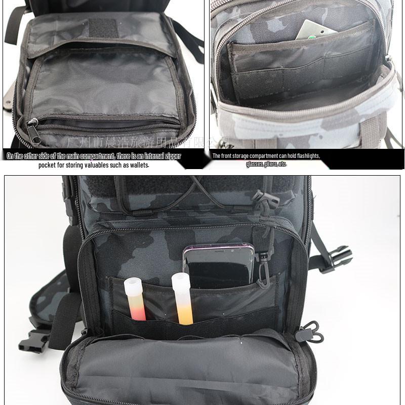 Chenhao Tactical Single Shoulder Backpack: Camouflage Sling Bag for Outdoor and Travel