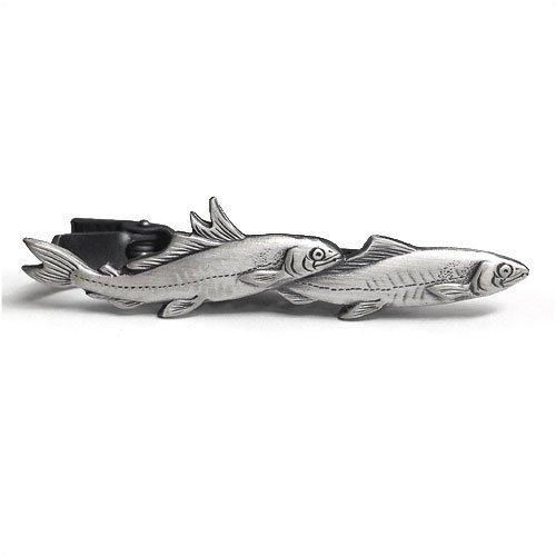 ISHOKUYA (Ishokuya) Angler Series Unique Fish Tie Clip, Tie Clip, Tie Bar, Ayu (Sweetfish)