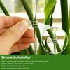 30 Pezzi Stecche Trasparenti per Orchidee Stecche da Piantagione in Acrilico con 30 Clip 45cm e 40cm Stecca di Supporto per Piantagione per Fiori in Vaso Verdure