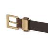 DakS Brown Gold Buckle Leather Women S Belt Dbbe6e755w3