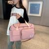 Solid Color Luggage Bag Oxford Travel Handbag Portable Sports Tote Bag  Ladies