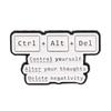 Fun Fun Quotes Alloy Brooch Cartoon Brooch Badge Metal Backpack Sweater Accessories Gifts Spot Wholesale