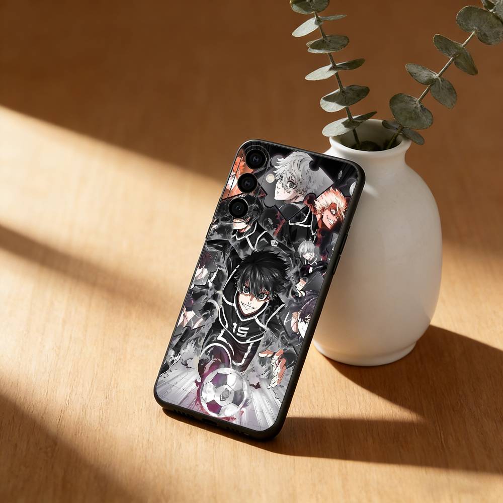 Anime B-Blue Lock Phone Case For Samsung Galaxy A91,80,73,72 ,71,53,52,32 ,31,22,21s,20,Soft Black Case