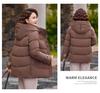 Chinese Mom's Winter Jacket: Thickened Fleece-Lined Coat for Middle-Aged & Elderly Women, 2025 Warm Cotton Outerwear
