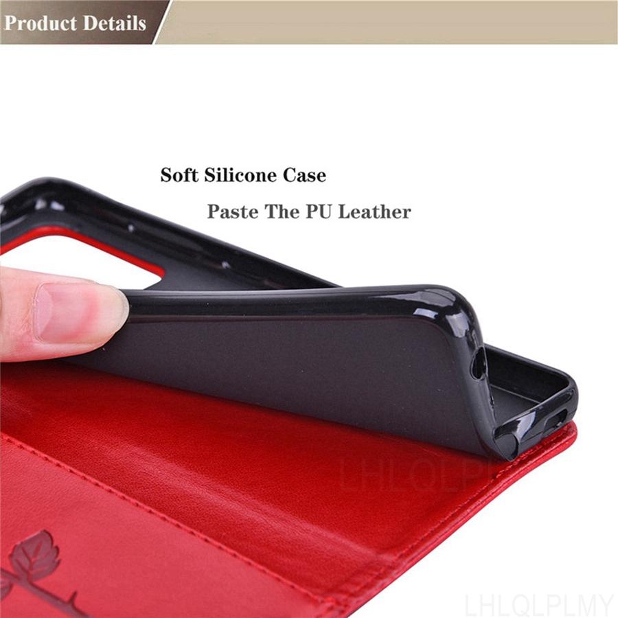 Rose Leather Wallet Flip Case For Samsung Galaxy S25 Ultra Plus A26 A36 A56 5G S 25 A 26 A 36 A 56 Cover Funda