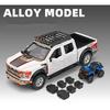 1/24 Ford Raptor F150 Legierung Pickup Automodell Diecasts Metall Offroad-Fahrzeuge Automodell Sound- und Lichtsimulation Kinderspielzeug Geschenk