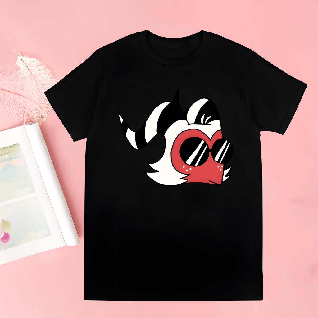 Cartoons Helluva Boss T-Shirt Men Unisex Anime Cartoon Design Men Tee Shirt Homme Summer Tops Short Sleeve Vintage Style