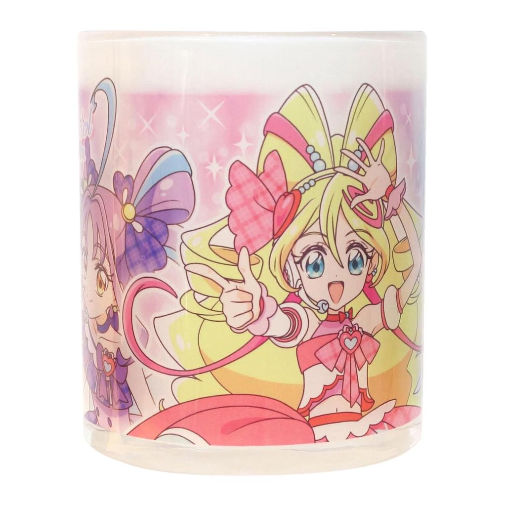 Kimi To Idol Mug Glass Mug 320ml Tableware Goods Miscellaneous Goods Made In Japan 075136 PreCure Approx.
