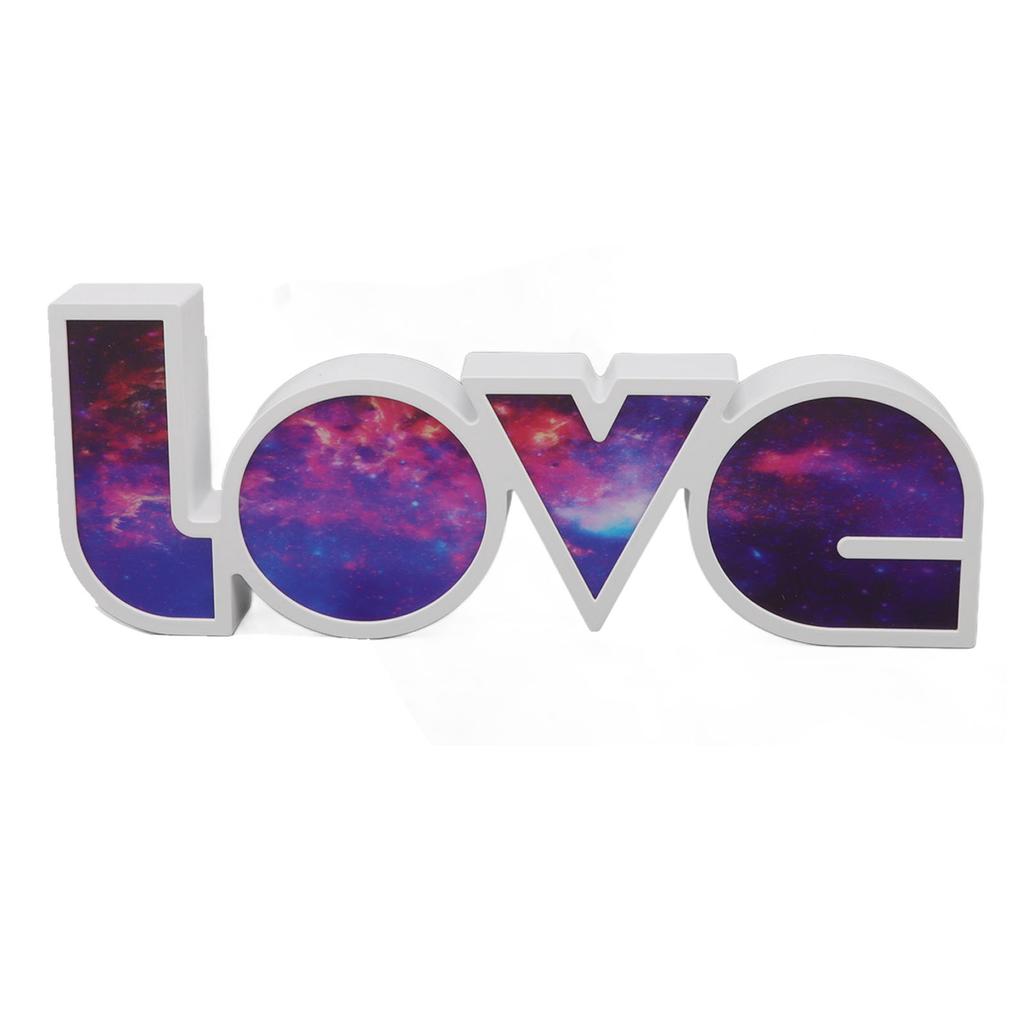 Love Letter Light LED USB and Battery Power Supply White Light Love Sign Decorations Light for Birthday Festival