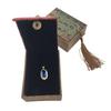 Multicolor Brocade Tassel Gift Box – Brown, Green, Red, Blue, Wave Design Series