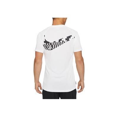 Dri-FIT Academy Printed Quick-Dry Short Sleeve T-Shirt Men Tops White CZ0983-100