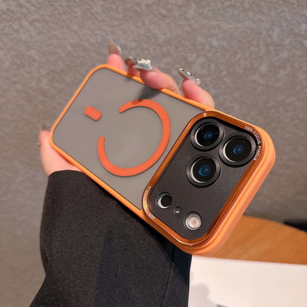 IPhone17PROMAX Fortschrittliche magnetische Snap-Hülle Anwendbar auf Apple 16 Transparent Hawk Objektivschutz 15