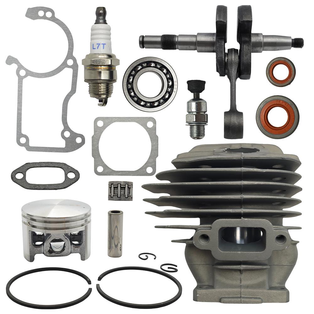 44.7mm Big Bore Cylinder Piston Top End Gaskets Kit For Stihl MS260 026 PRO 024 MS240 024AV 024S Chainsaw Crankshaft Bearings