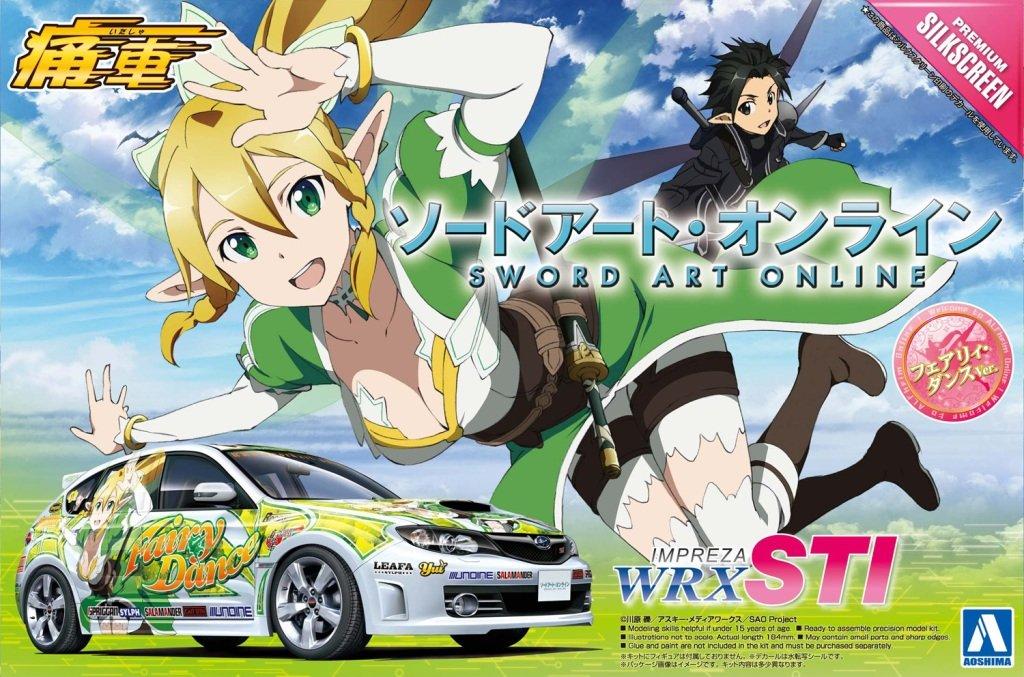 Aoshima Bunka Kyozaisha Itasha Series Sword Art Online Fairy Dance Impreza WRX STI 5Door 1/24 No.30 Ver.GRB '07