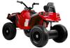 Quad BDM0906 Electric Ride On Vehicle Pumped Wheels - Red