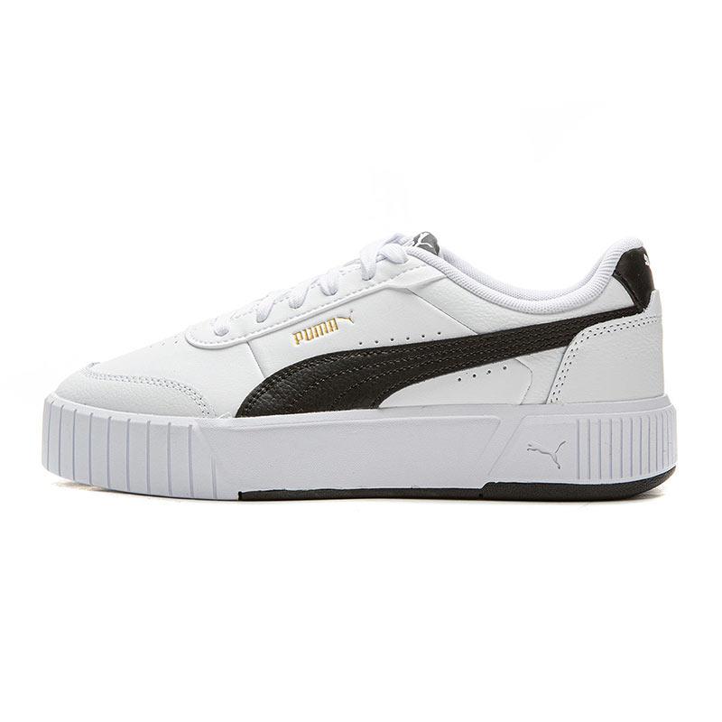 Puma Carina Comfortable Soft Durable Low-Top Sneakers Women Sneakers White 402637-02