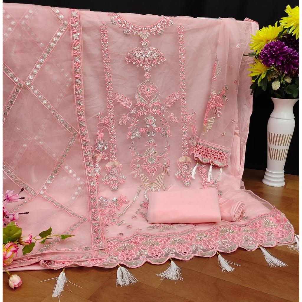 Bollywood Paksiatni Projektant Salwar Kameez Indyjski Ślub Imprezowy Garnitur Salwar