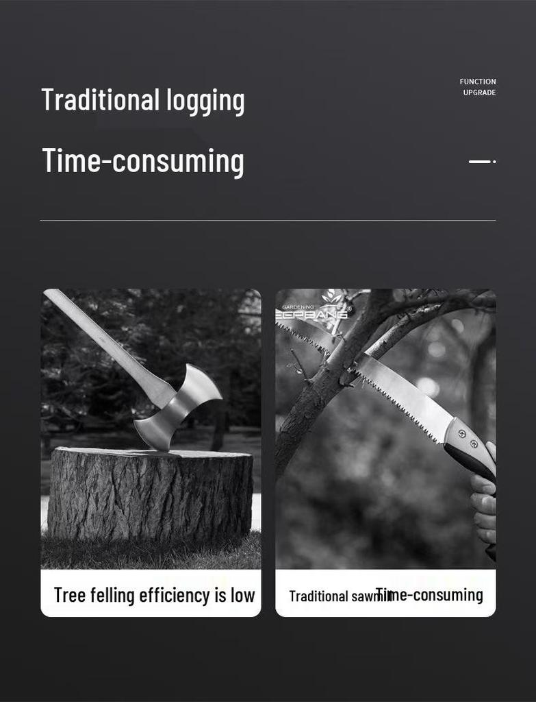 Rechargeable Brushless Cordless Handheld Lithium Chainsaw for Outdoor Tree Cutting & Pruning