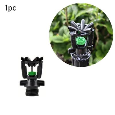 1/2" External Thread Rotating Sprinklers Mini Wobbler Irrigation Water Spray 360 Degree  Rotary Watering Nozzles For Farm Garden Lawn