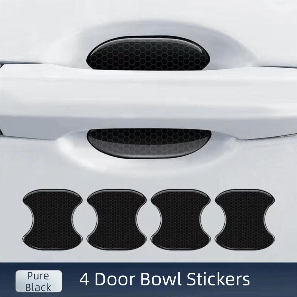 Reflective Door Handle Protection Stickers Anti Scratch Door Bowl Film Door Handle Stickers  Auto