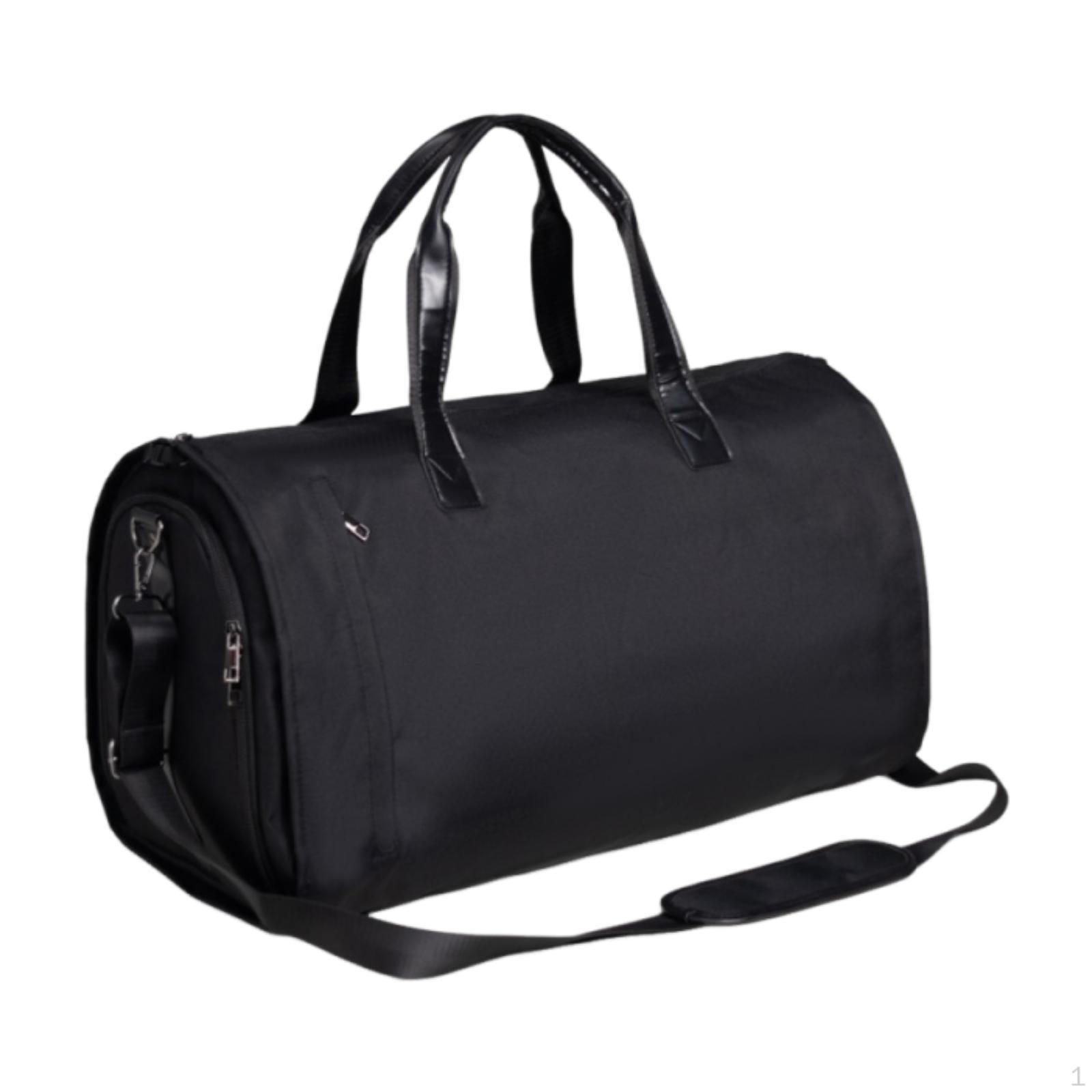 

Сумка-даффл для одежды Регулируемый плечевой ремень для мужчин женщин Большая портативная многофункциональная ручная сумка Brown Polyester