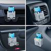 Multi-Functional Car Air Vent-Mounted Storage Organizer Box with Adhesive Suction Cup | Dashboard Organizer with Phone Holder