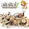 Movable Joint Simulation Animal Model Giraffe Lion Bendable Wild Animal Figure  Room Decoration