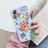 Flower Phone Case For Xiaom 12T Mi12T Pro Funda Cute Heart Cartoon Owl Xiaomi 12 T Xiaomi12T Pro Matte Soft TPU Back Cover Shell