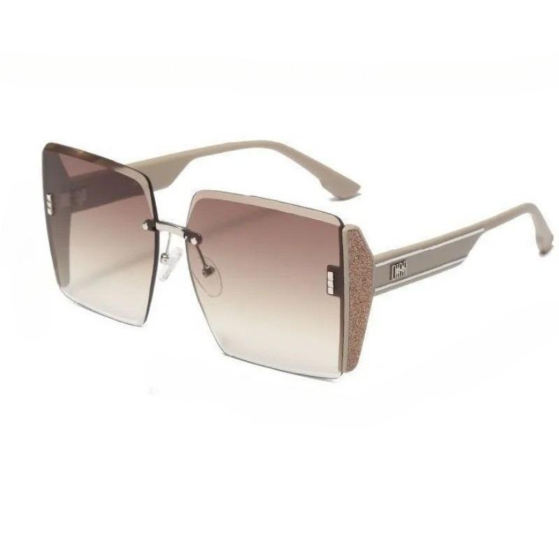 Retro Square Glasses Large Frame Women Vintage Style Eyewear Fashion Accessories Trendy Sunglasses