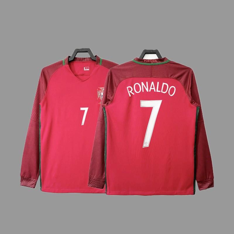 Vintage Long Sleeve Football Jersey Retro Soccer Shirt Men Women Sportswear