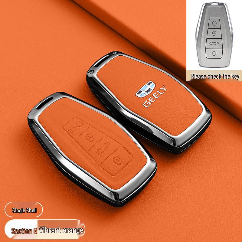 Car Key Covers for Geely Emgrand, Xingrui, Boyue L, Xingyue L, Binyue, and Binrui Vision X6/Icon Models