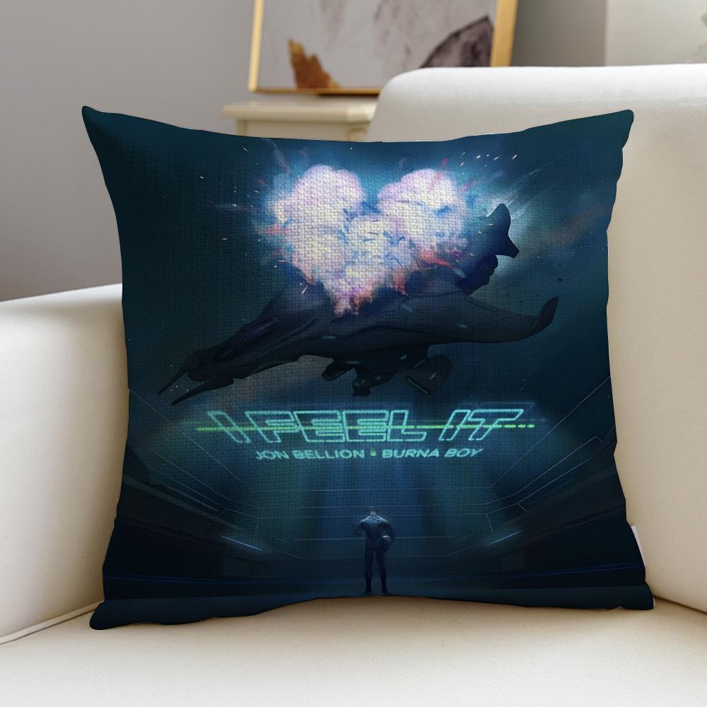 Afro BBurna BoyS Cushion Cover Pcs Linen Throw Pillow Covers X X Modern Home Decor