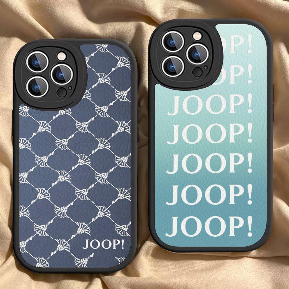 Modemarke J-Joop Leder Handyhülle Für IPhone 16 15 14 17 Pro Max 11 12 Mini Plus Weiche Hülle