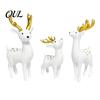 Small Animal Figure for Moss Micro Landscape 3 Pcs Mini Deer Figurines, Cute Woodland Decoration, Miniature Versatile Landscaping Accessory
